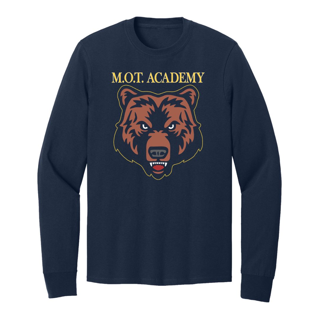 MOT ACADEMY LONG SLEEVE TEE - NAVY