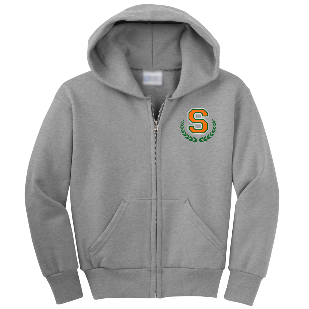 SASH MIDDLE SCHOOL FULL-ZIP SWEATER