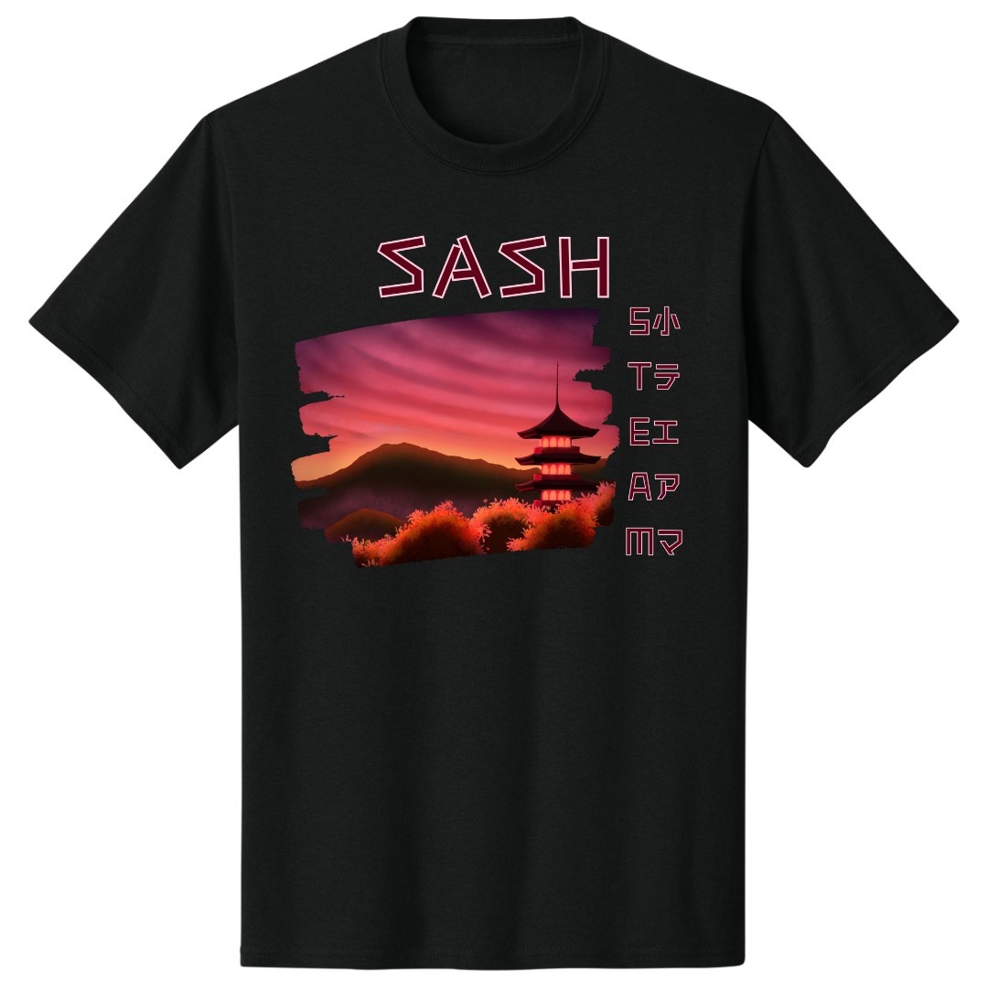 SASH S.T.EAM. ANIME COTTON T-SHIRT