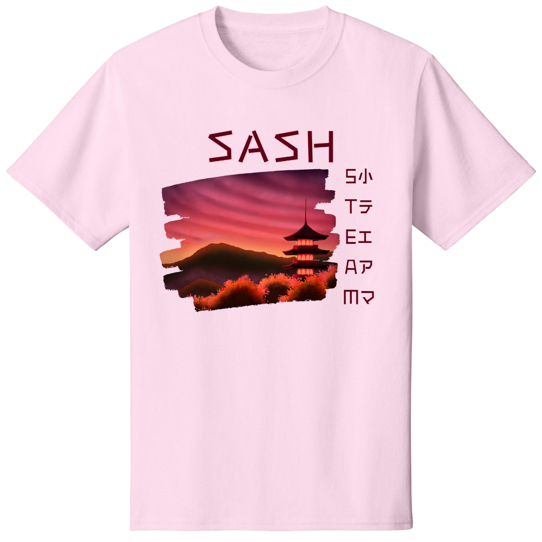 SASH S.T.EAM. ANIME COTTON T-SHIRT